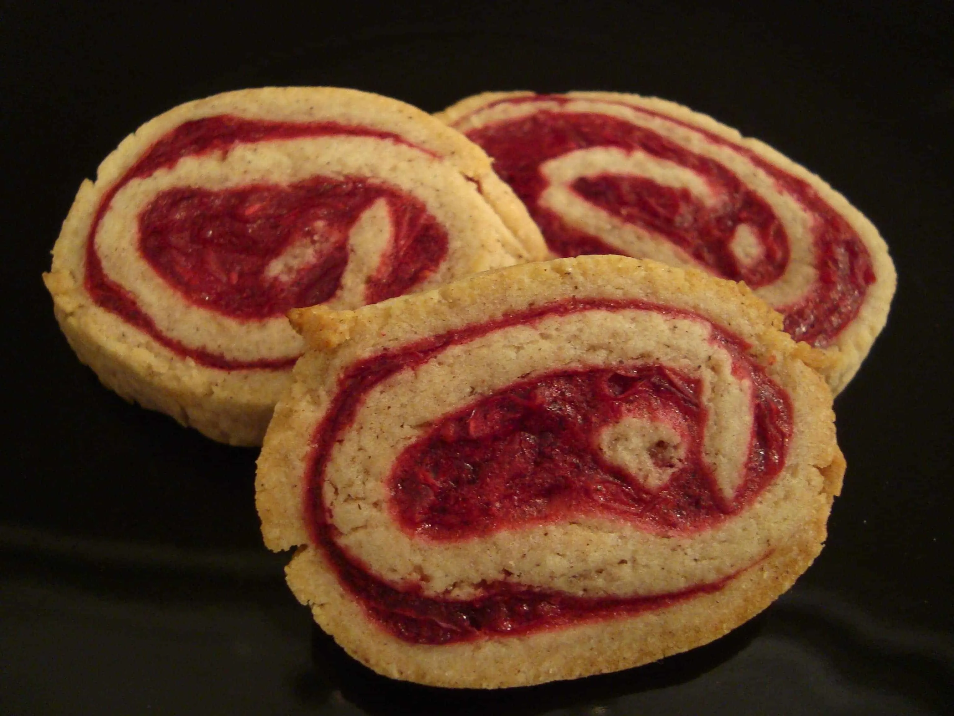 Cinnamon Cranberry Pinwheel Cookies