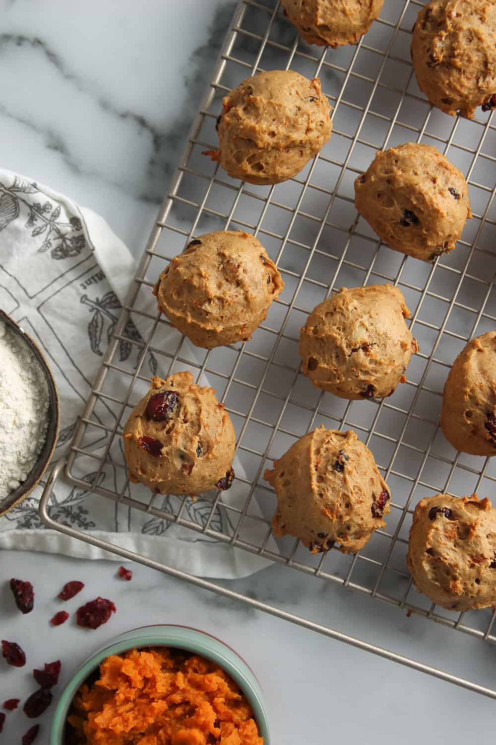 Sweet Potato Cookies are soft and cakey cookies that you might even want to eat for breakfast!