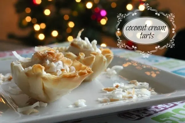 Treats for Santa: Coconut Cream Tarts