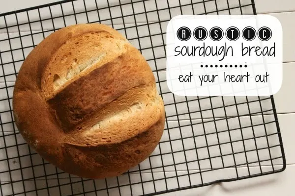 rustic sourdough bread