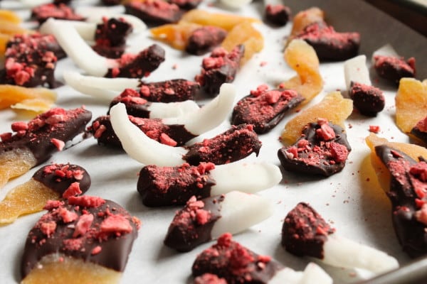 Chocolate-Covered Mango and Coconut