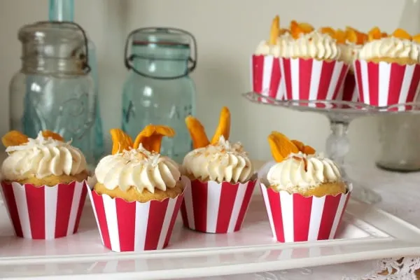 Coconut Mango Cupcakes