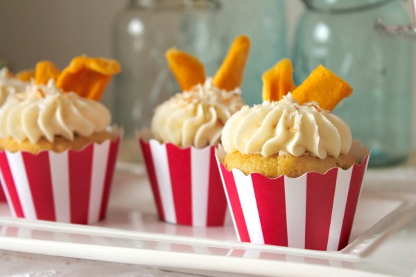 Coconut Mango Cupcakes