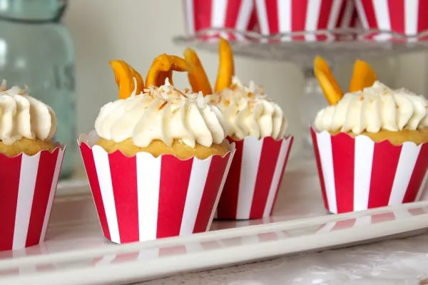 Coconut Mango Cupcakes