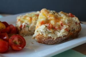 Open-Faced Tuna Melt