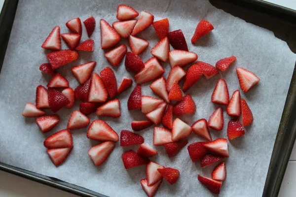 Fresh Strawberries, ready for roasting