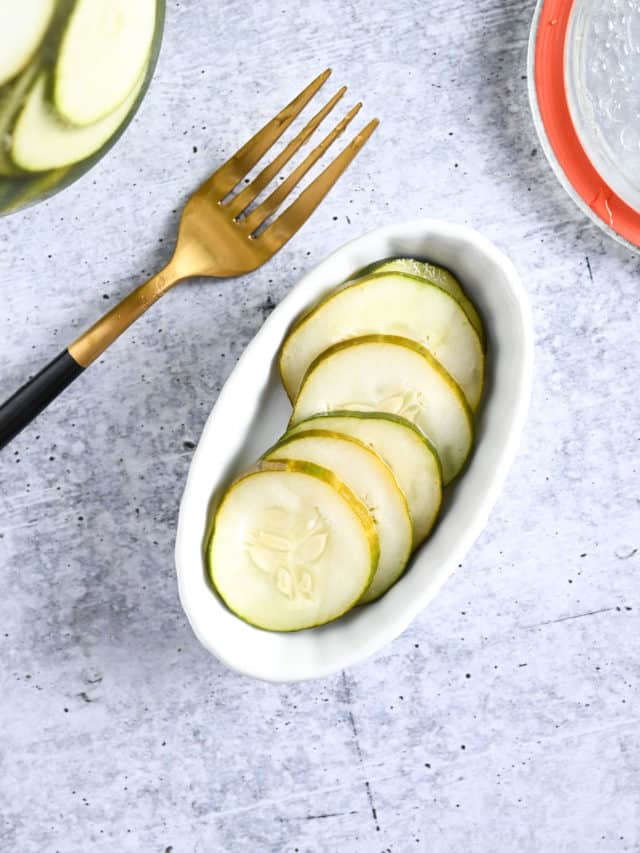 Quick Pickled Cucumbers
