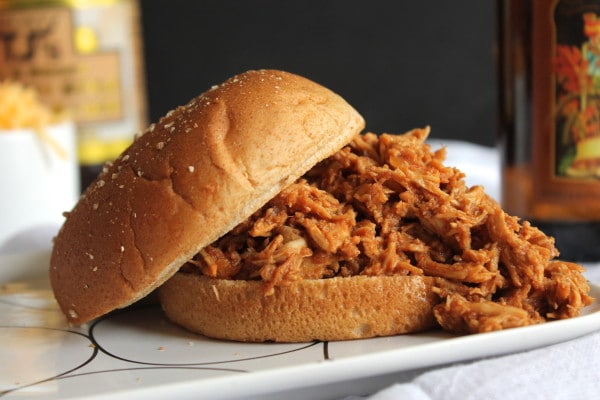 Barbecue Pulled Chicken Sandwiches