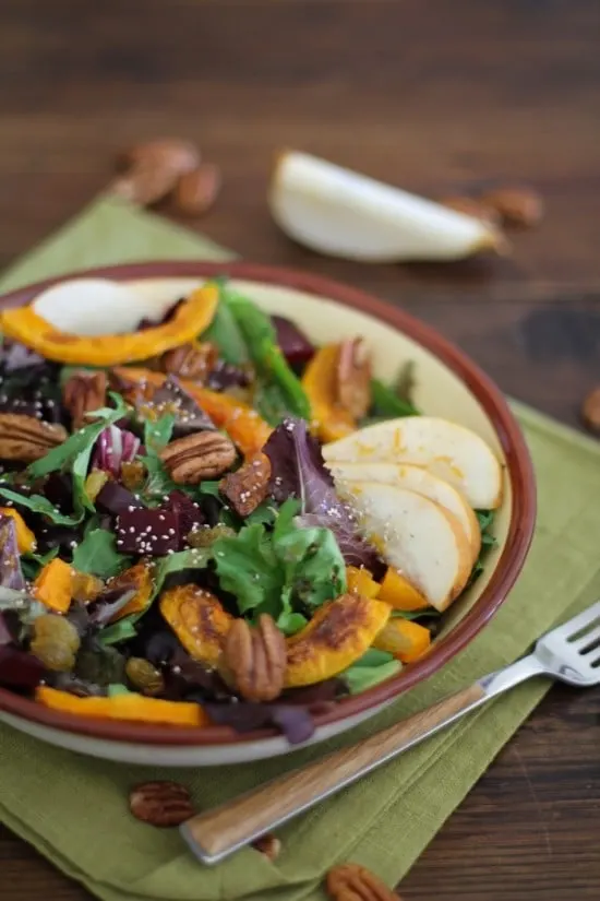 roasted root - roasted veggie salad