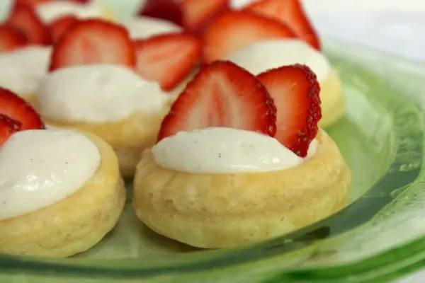 Coconut Vanilla Bean Canapés {and a virtual baby shower}