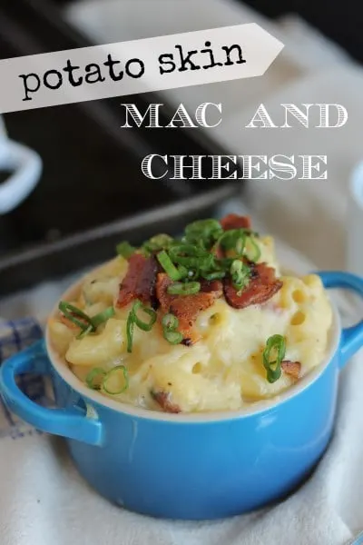 Potato Skin Mac and Cheese