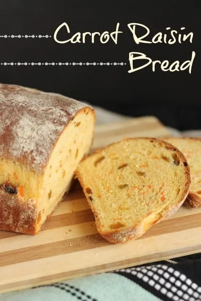 Carrot Raisin Bread