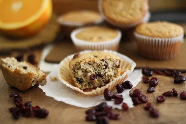 Gluten-Free Cranberry Orange Muffins