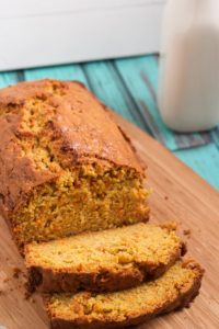 {Friends First with The Girl in the Little Red Kitchen} Olive Oil Carrot Cake Bread