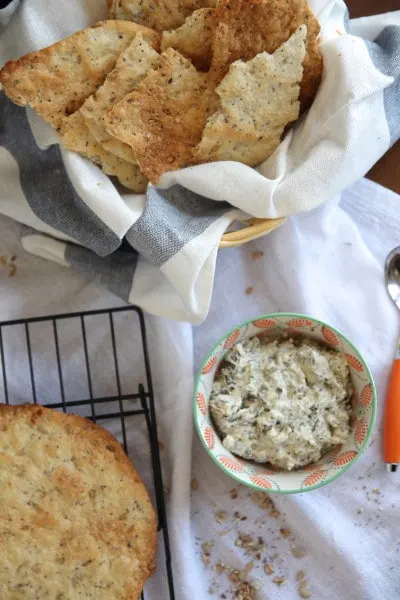 Seeded Flatbread Crackers