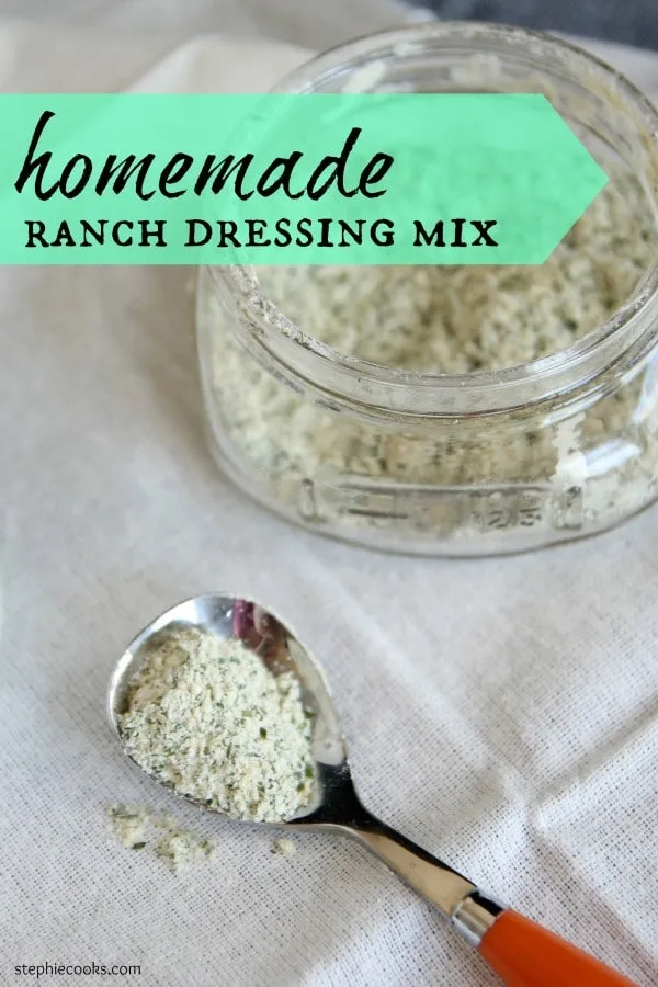 Homemade Ranch Dressing Mix