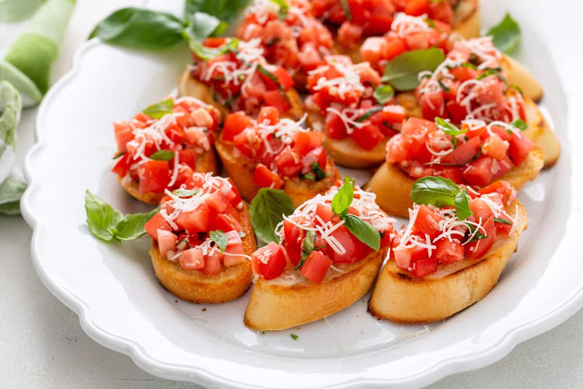 Classic Tomato Bruschetta | Stephie Cooks
