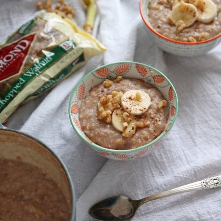 Banana Bread Steel Cut Oatmeal Recipe