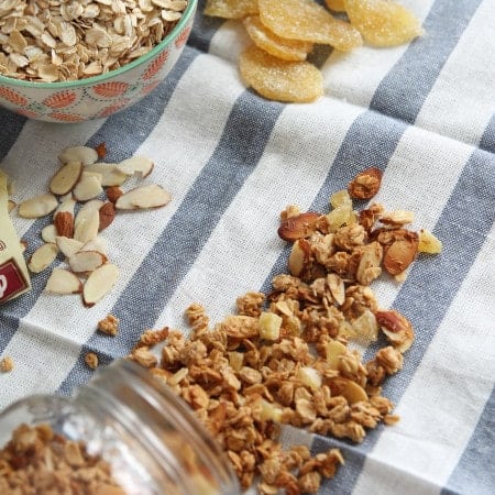 Coconut Ginger Almond Granola