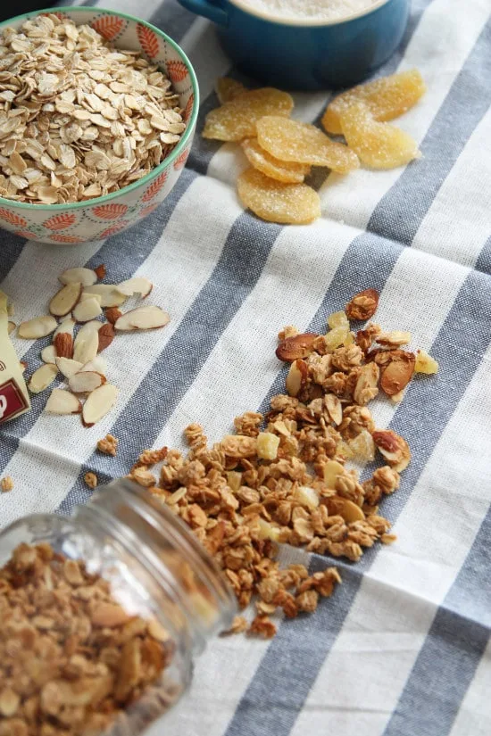 Coconut Ginger Almond Granola