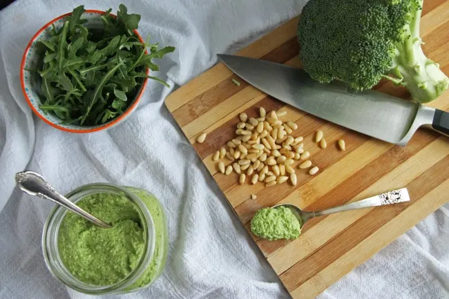 Broccoli and Arugula Pesto