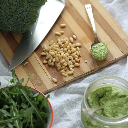 Broccoli-Arugula Pesto