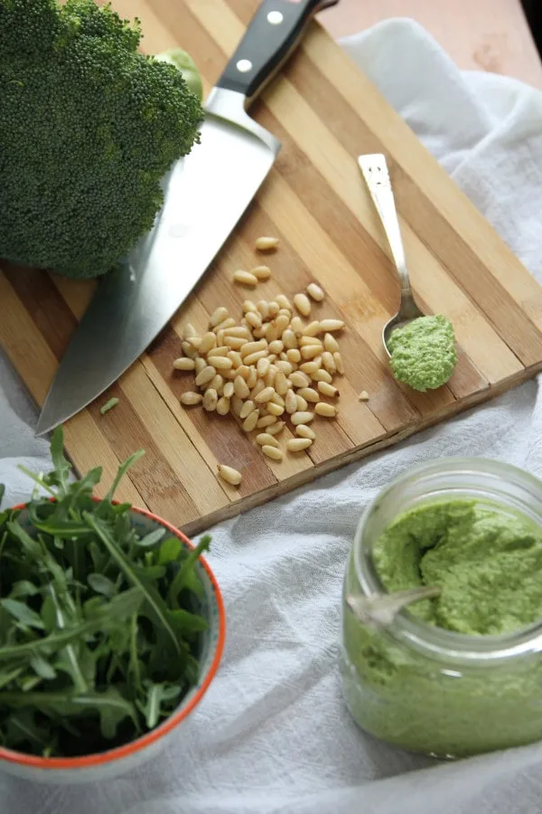 Broccoli Arugula Pesto