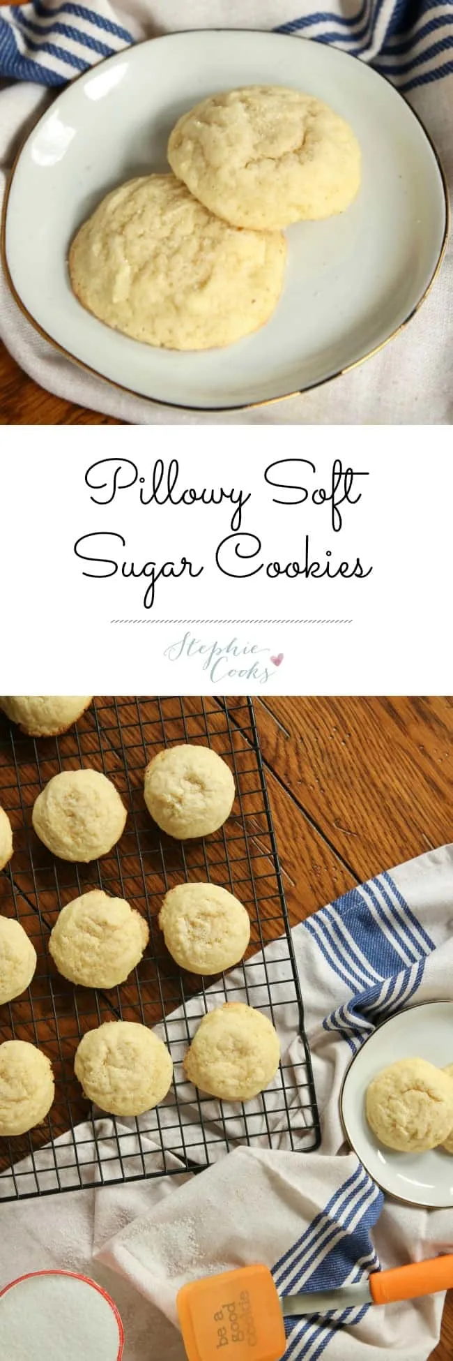 Pillowy Soft Sugar Cookies