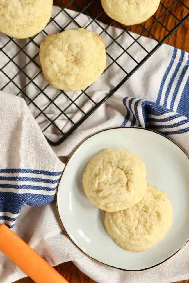 Freshly Baked Pillowy Soft Sugar Cookies 