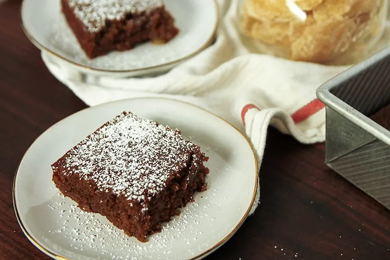 Double Gingerbread Cake is packed with candied ginger and powdered ginger - perfect for ginger lovers