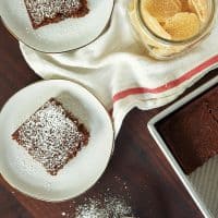 Double Gingerbread Cake is moist and flavorful, packed with two types of ginger