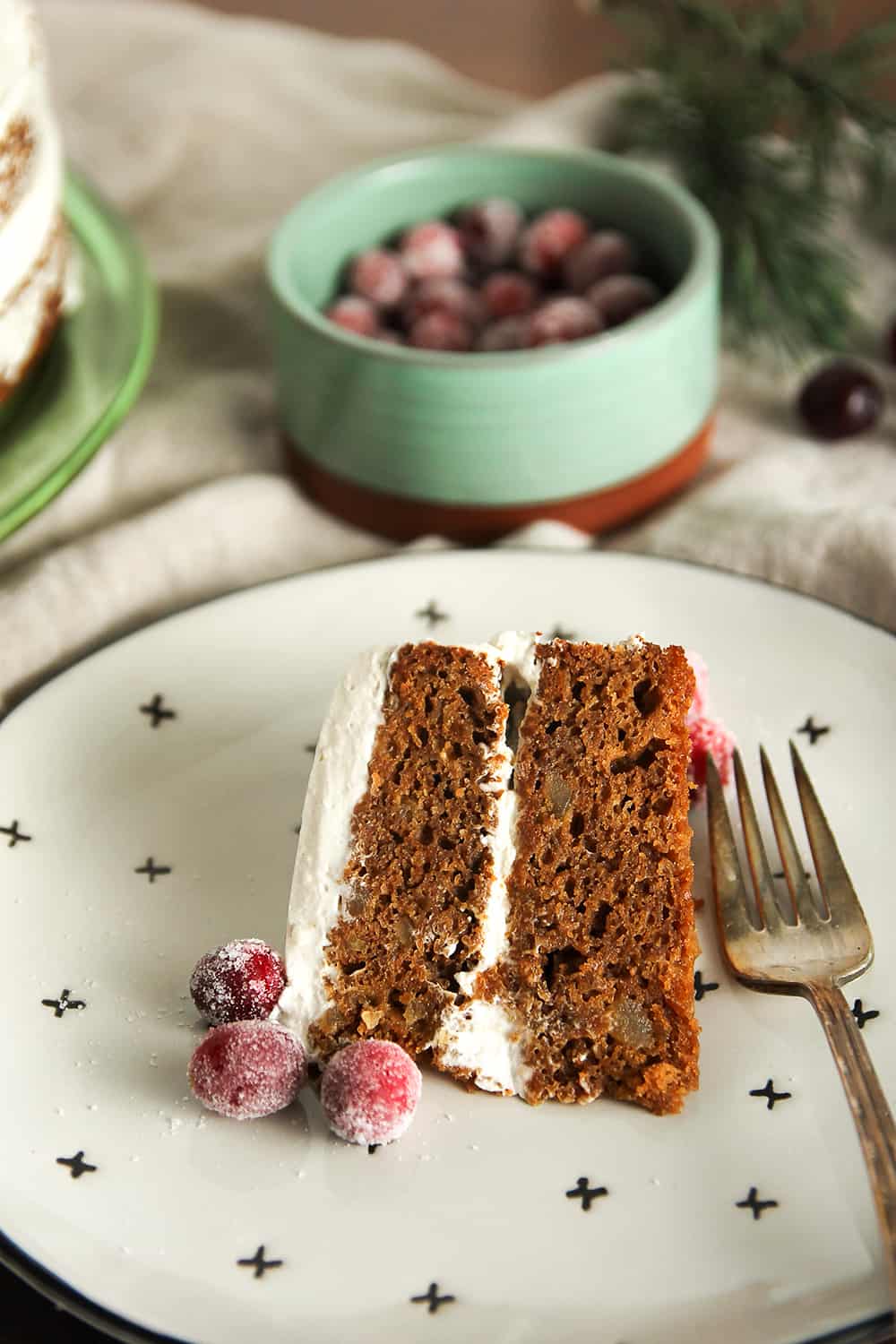 Gingerbread Layer Cake is a wonderfully festive dessert for your holiday parties