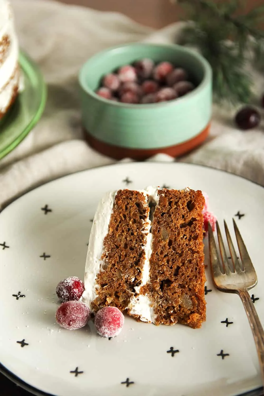 Gingerbread Layer Cake is a wonderfully festive dessert for your holiday parties