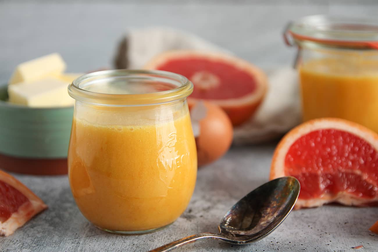 Grapefruit Curd is a delightfully bright, tangy twist on the usual citrus curd. Serve it with pound cake or serve a spoonful with yogurt and granola for a decadent breakfast.