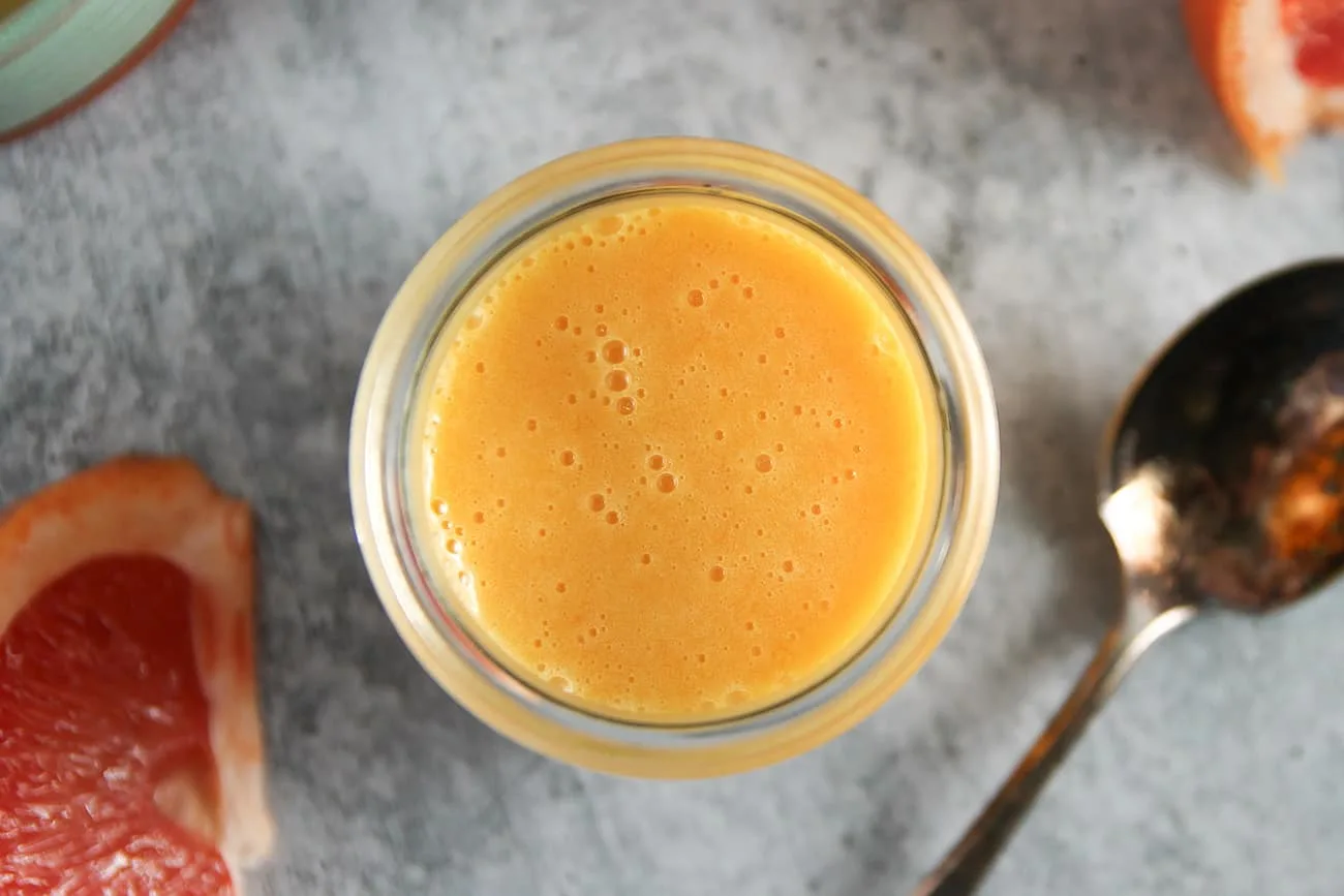 Grapefruit Curd is luscious, tangy and bright thanks to ruby red grapefruit zest and juice.