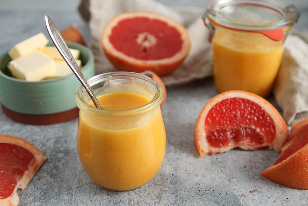 Grapefruit Curd is bright, tangy, and a perfect replacement for lemon curd in any recipe!