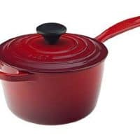 Le Creuset Signature Cast Iron Saucepan, 1-3/4-Quart