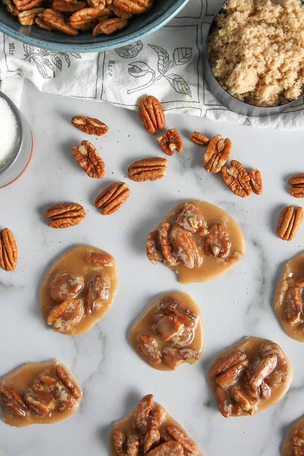 Pecan Pralines are nutty, creamy and sweet - a delicious southern candy!