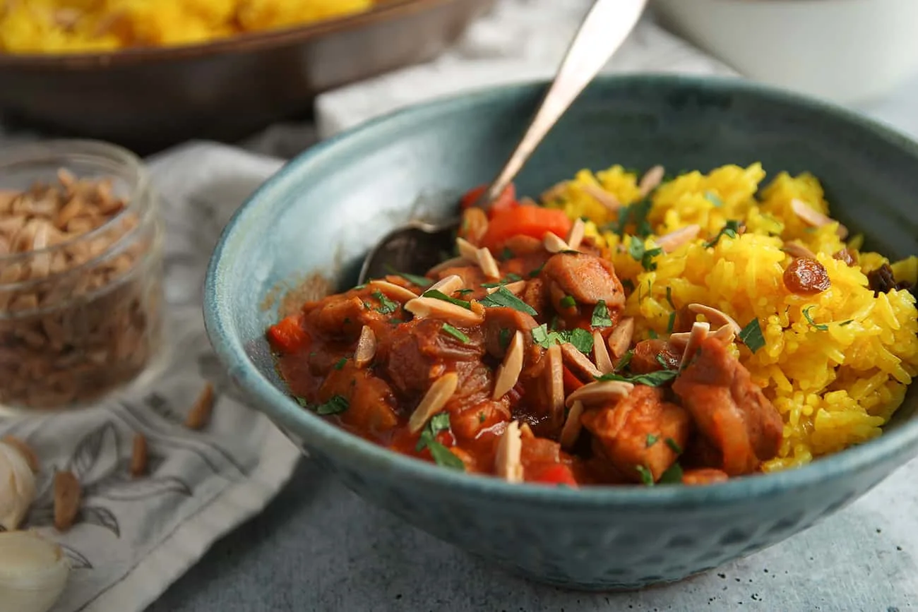 Quick Moroccan Chicken Stew is a great weeknight meal.
