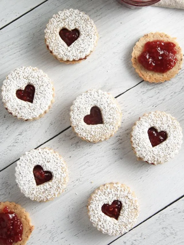 Perfect Raspberry Linzer Cookies