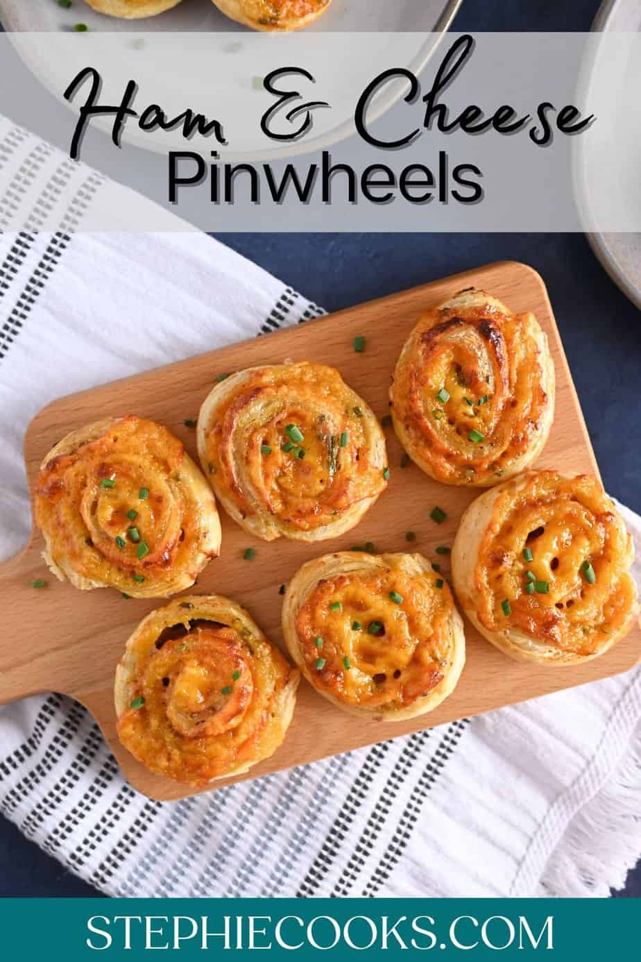 Hot Ham and Cheese Pinwheels | Stephie Cooks