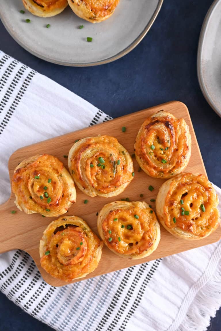 Hot Ham and Cheese Pinwheels | Stephie Cooks