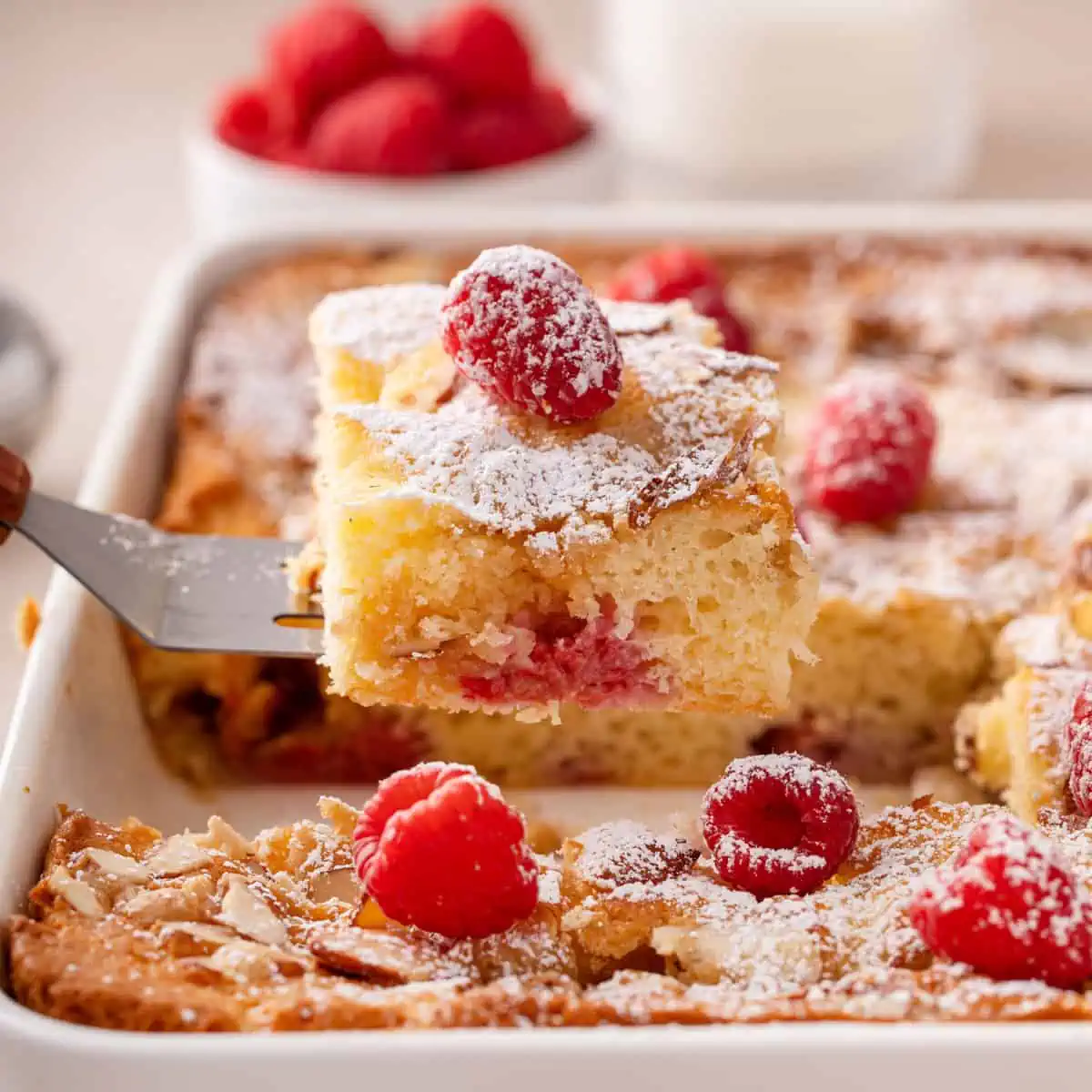 Raspberry Almond Coffee Cake